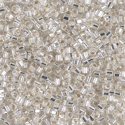 Miyuki Square 1.8MM Beads SBS0001 TSL Clear