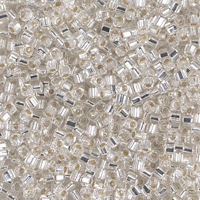 Miyuki Square 1.8MM Beads SBS0001 TSL Clear