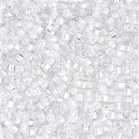 Miyuki Square 1.8MM Beads SBS1104 ICL Clear/White
