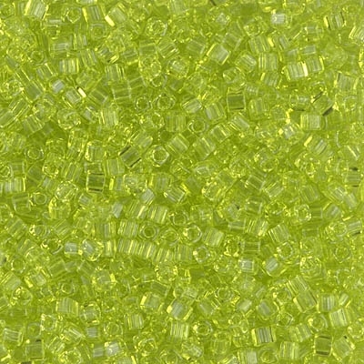 Miyuki Square 1.8MM Beads SBS0143 T Lime Green