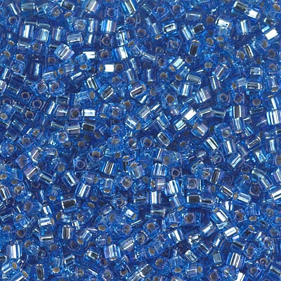 Miyuki Square 1.8MM Beads SBS0019 TSL Sapphire Blue