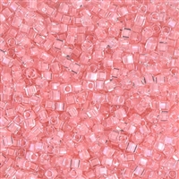 Miyuki Square 1.8MM Beads SBS0204 ICL Clear/Pink Grapefruit