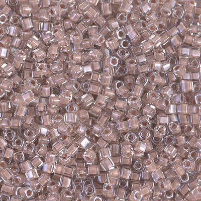 Miyuki Square 1.8MM Beads SBS0215 ICL Clear/Light Mocha