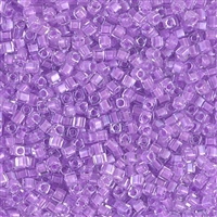 Miyuki Square 1.8MM Beads SBS0222 ICL Clear/Lavender