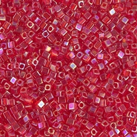 Miyuki Square 1.8MM Beads SBS0254 TR Red