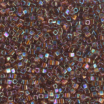 Miyuki Square 1.8MM Beads SBS0257 TR Purple/Amber
