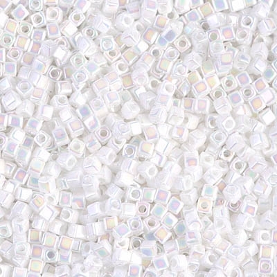Miyuki Square 1.8MM Beads SBS0471 OPR White