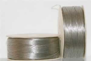 Size D Nymo Grey Bobbin