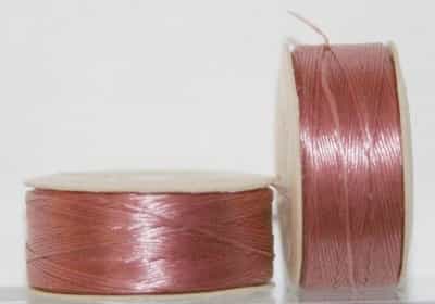 Size D Nymo Rosey Mauve Bobbin