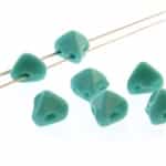 Super Kheops par Puca : SKHP06-63130 - Opaque Green Turquoise - 25 Beads