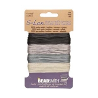 S-Lon Bead Cord Mix - Cool Neutrals Mix