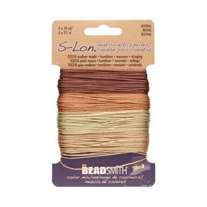 [ 2-1-F-T ] S-Lon Bead Cord Mix - Neutrals Mix