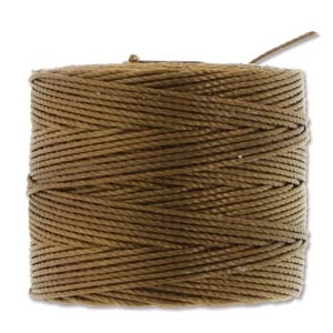 S-Lon Bead Cord - 77 Yard Spool - Milk Chocolate