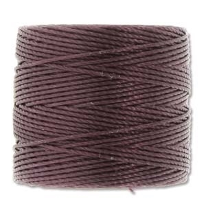 [ 2-1-F-T ] S-Lon Bead Cord - 77 Yard Spool - Egg Plant