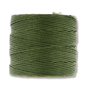 [ 2-1-F-T ] S-Lon Bead Cord - 77 Yard Spool - Olivine