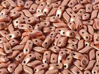 StormDuo-00030-01770 - 3x7mm StormDuo Beads - Vintage Copper - 25 Count