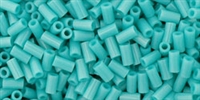 Toho Bugle Beads #1 3mm : TB01-55 - Opauqe Turquoise - 10 Grams