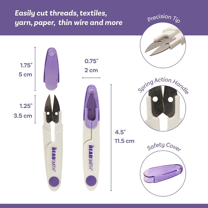 BeadSmith Thread Cutter with Cover