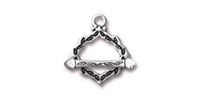 TierraCast : Clasp Set - Cathedral, Antique Silver