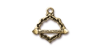 TierraCast : Clasp Set - Cathedral, Antique Gold