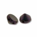 TIP0823980-29024 - TIPP 8mm 2-Hole Beads - Polychrome Deep Purple - 20 Bead Strand