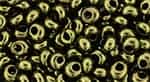 Toho 3mm Magatama Beads - TM3-422 - Gold Lustered Dark Antique Bronze - 5 Grams