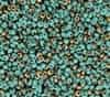Toho 3mm Magatama Beads - TM3-Y857F Hybrid Frosted Turquoise Apollo - 5 Grams