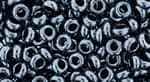 TN06-81 - TOHO - Demi Round 6/0 4mm Tube 2.5" : Metallic Hematite - Approx 7-8 Grams