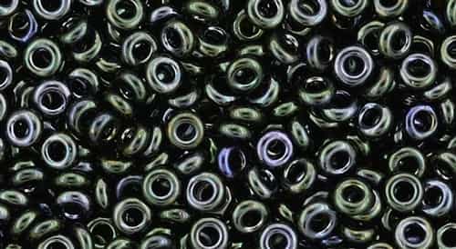 TN08-89 - 8/0 Toho Demi Round 3mm : Metallic Moss - Approx 7.4 Grams