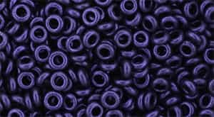 TN08-Y612 - TOHO - Demi Round 8/0 3mm Tube 2.5" : HYBRID Metallic Suede - Purple - Approx 7.4 Grams