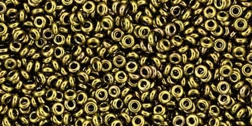 TN11-223 - 11/0 Toho Demi Round 2.2mm : Antique Bronze - Approx 7.8 Grams