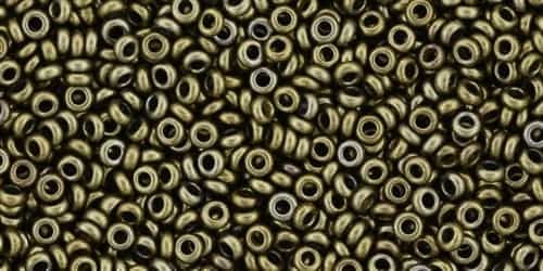 TN11-225 - 11/0 Toho Demi Round 2.2mm : Bronze Antique Gold - Approx 7.8 Grams