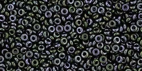 TN11-89 - 11/0 Toho Demi Round 2.2mm : Metallic Moss - Approx 7.8 Grams