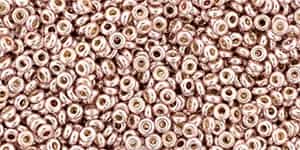 TN11-PF552 - TOHO - Demi Round 11/0 2.2mm Tube 2.5" : PermaFinish - Galvanized Sweet Blush - Approx 7.8 Grams