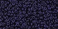 TN11-Y612 - TOHO - Demi Round 11/0 2.2mm Tube 2.5" : HYBRID Metallic Suede - Purple - Approx 7.8 Grams