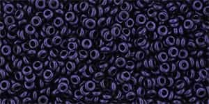 TN11-Y612 - TOHO - Demi Round 11/0 2.2mm Tube 2.5" : HYBRID Metallic Suede - Purple - Approx 7.8 Grams