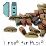 Tinos par Puca : TNS410-00030-01620 - Yellow Gold Metallic Iris - 25 Beads