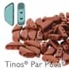 Tinos par Puca : TNS410-00030-01750 - Bronze Red Matte - 25 Beads