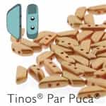 Tinos par Puca : TNS410-02010-25003 - Pastel Amber - 25 Beads