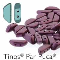 Tinos par Puca : TNS410-02010-25032 - Pastel Bordeaux - 25 Beads