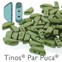 Tinos par Puca : TNS410-02010-25034 - Pastel Olivine - 25 Beads