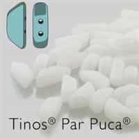 Tinos par Puca : TNS410-03000 - Opaque White - 25 Beads