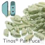 Tinos par Puca : TNS410-03000-14457 - Opaque Light Green Luster - 25 Beads