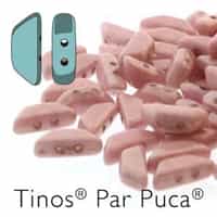 Tinos par Puca : TNS410-03000-14494 - Opaque Light Rose - 25 Beads