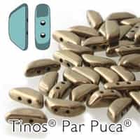 Tinos par Puca : TNS410-23980-14485 - Dark Gold Bronze - 25 Beads