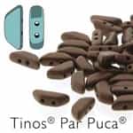 Tinos par Puca : TNS410-23980-84415 - Dark Bronze Matte - 25 Beads