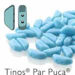 Tinos par Puca : TNS410-63030 - Opaque Turquoise - 25 Beads