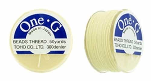 TOG-13 - Toho One-G Beading Thread : Cream - 50 Yards