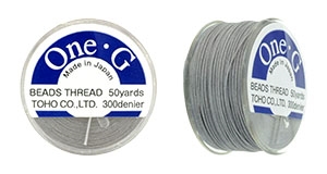 TOG-14 - Toho One-G Beading Thread : Light Grey - 50 Yards