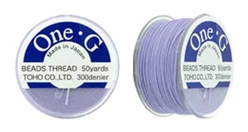 TOG-19 - Toho One-G Beading Thread : Light Lavender - 50 Yards